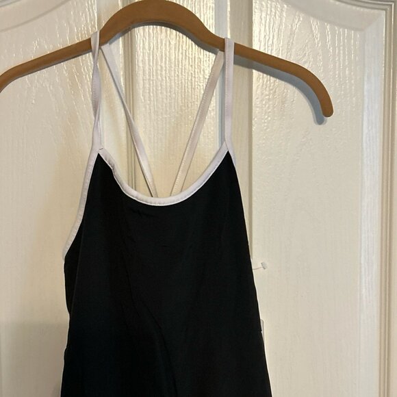 Nautica Competition Dress Small Black Sleeveless Attached Shorts NWT Retail $69 - Picture 4 of 11